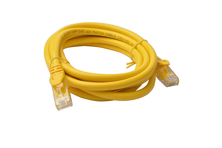 8Ware CAT6A Cable 2m - Yellow Color RJ45 Ethernet Network LAN UTP Patch Cord Snagless 8Ware CAT6A Cable 2m - Yellow Color RJ45 Ethernet Network LAN UTP Patch Cord Snagless